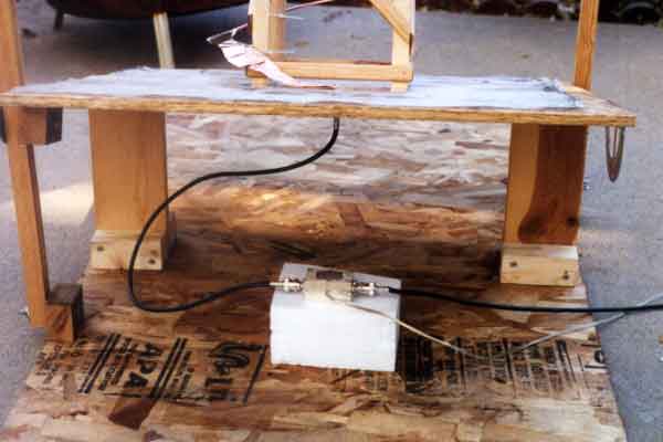 400 MHz Helical Antenna End View