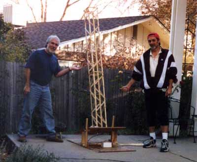 400 MHz Helical Antenna With People